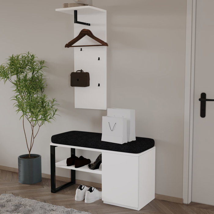 Hanah Home Lion - Set de Soporte para Pasillo Blanco Hanah Home Lion - Set de Soporte para Pasillo Blanco